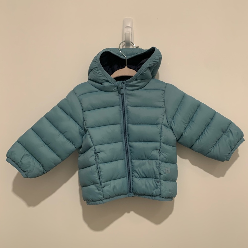 Obaibi blue coat. Size 6 months.